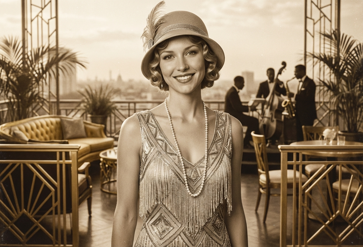 Example created with AI 1920s Gatsby Filter