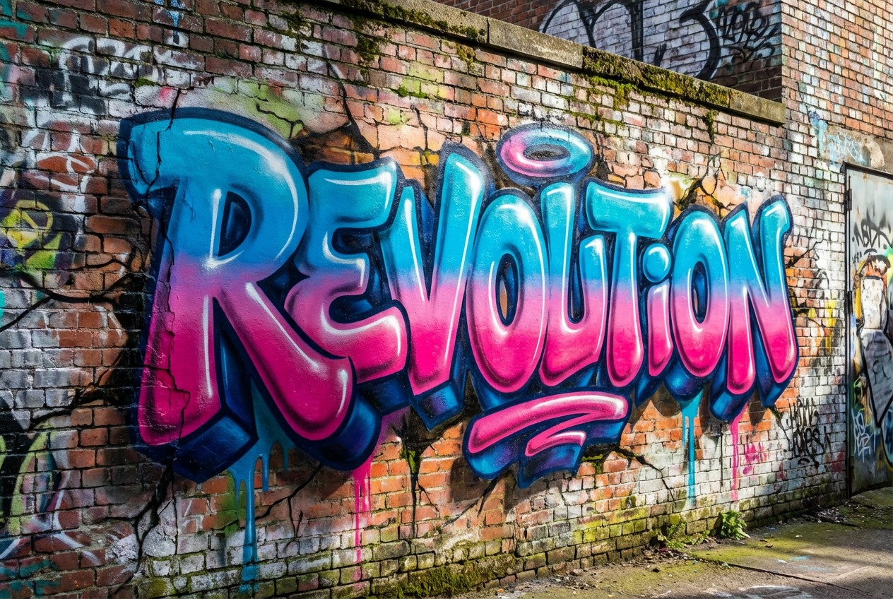 AI 3D Graffiti Generator: Example 01