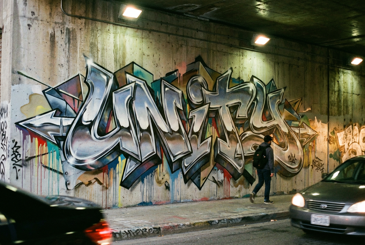 AI 3D Graffiti Generator: Example 02