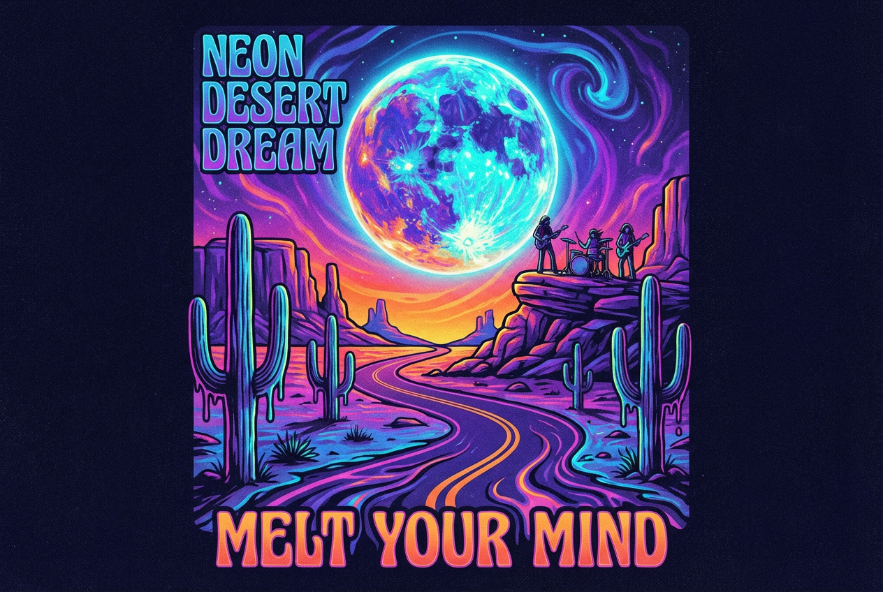 AI Album Cover Generator: Example 01