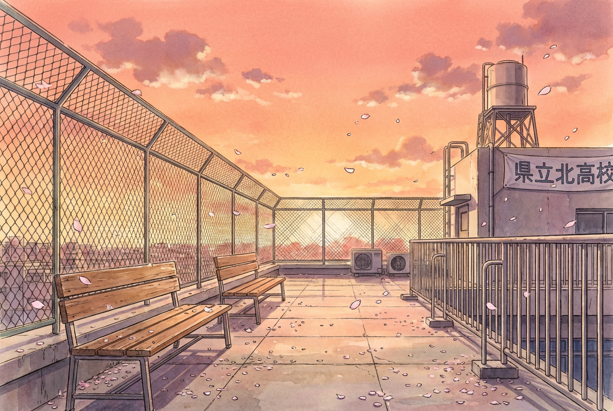 AI Anime Background Generator: Example 01