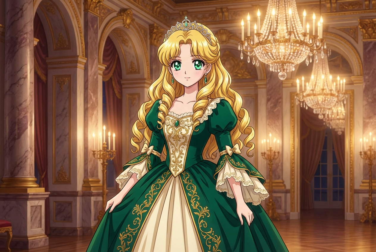 Example created with AI Anime Portrait Generator