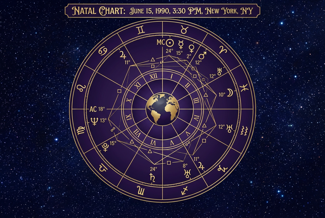 AI Astrological Chart Generator: Example 01