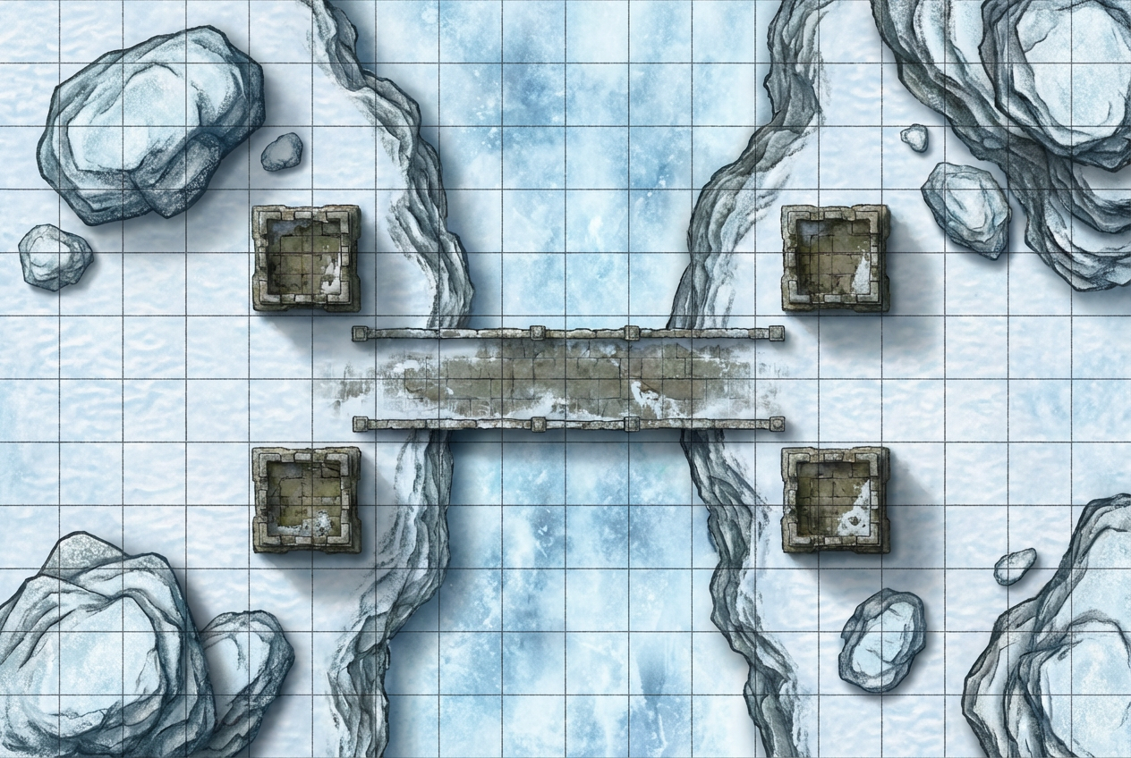 AI Battle Map Generator: Example 01