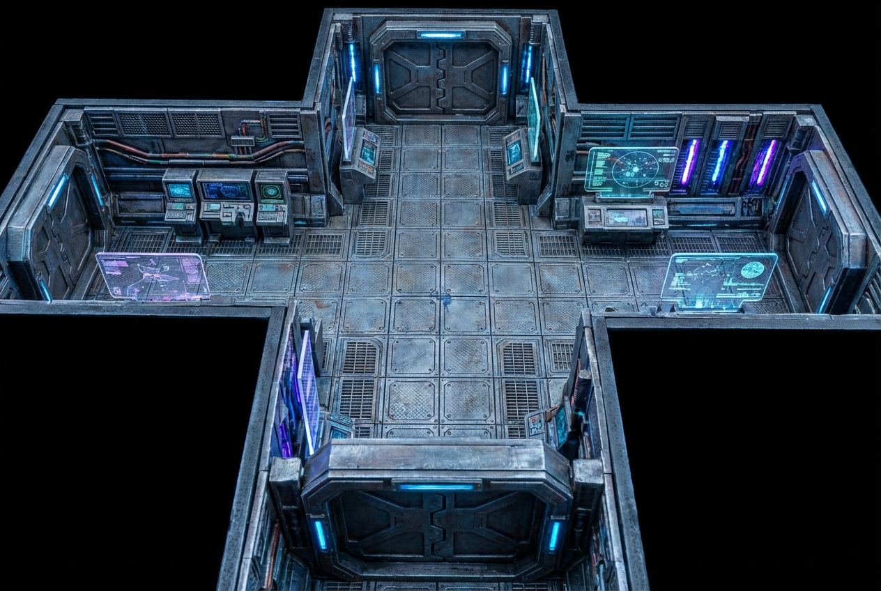 Example created with AI Battle Map Generator