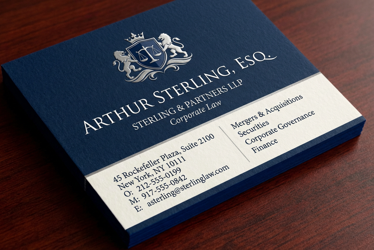 Example created with AI Business Card Generator