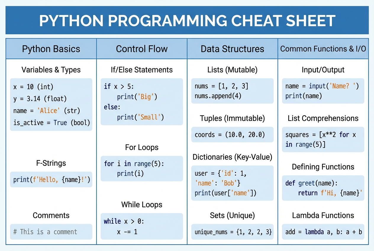 AI Cheat Sheet Generator: Example 01