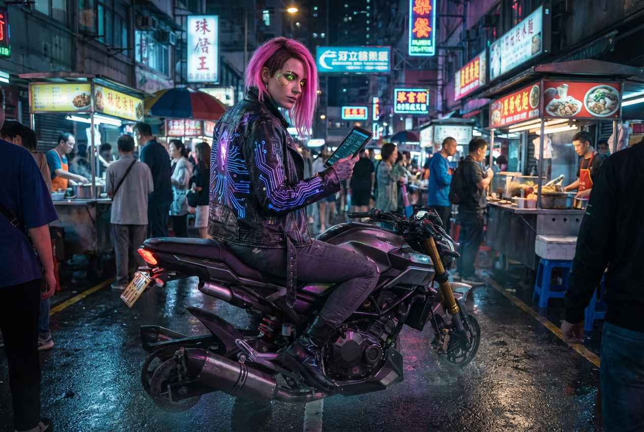 AI Cyberpunk Character Generator: Example 03