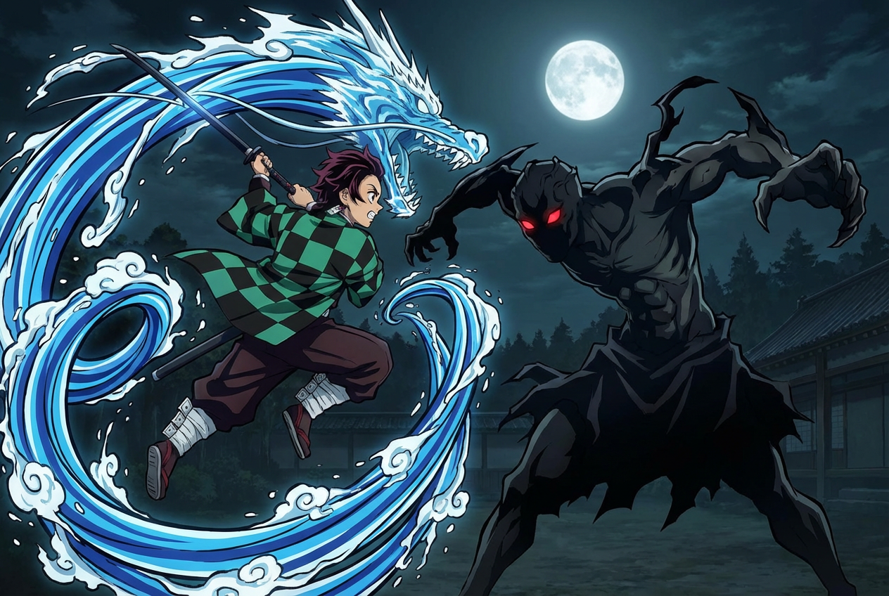 AI Demon Slayer Art Generator: Example 01