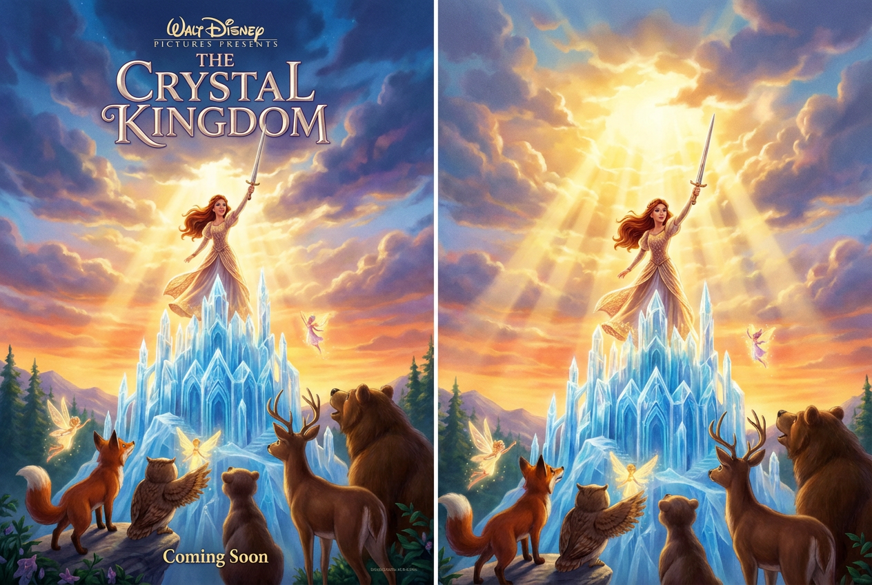 AI Disney Poster Generator: Example 01