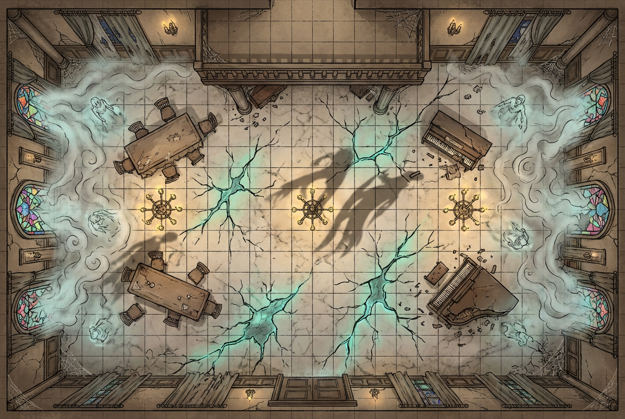 AI D&D Map Generator: Example 01