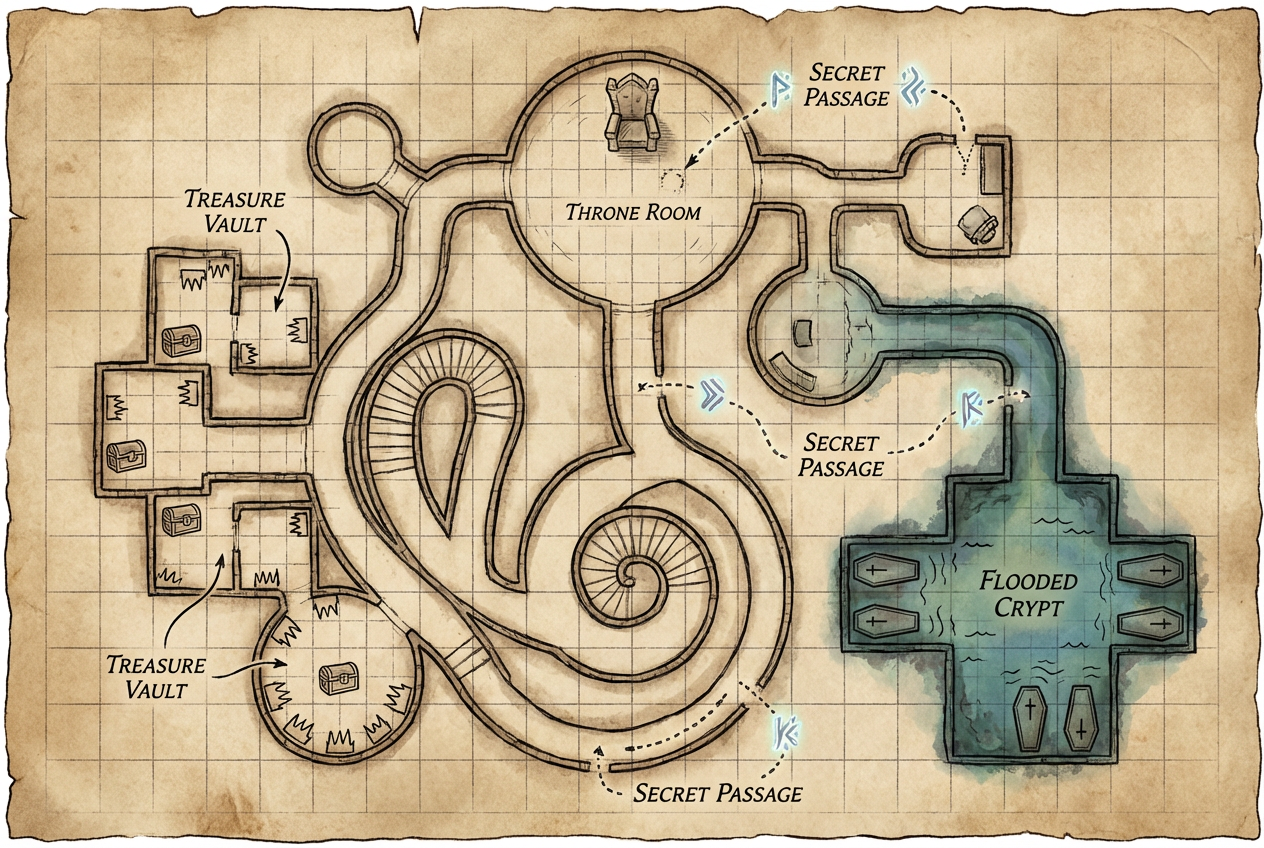 AI Dungeon Generator: Example 01