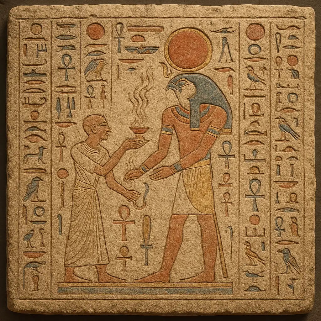 Example created with AI Egyptian Hieroglyphs Generator