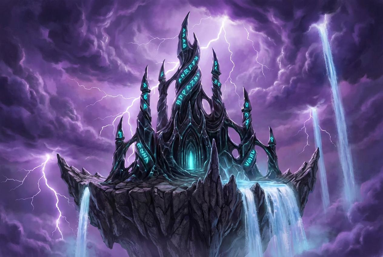 AI Fantasy Castle Generator: Example 01