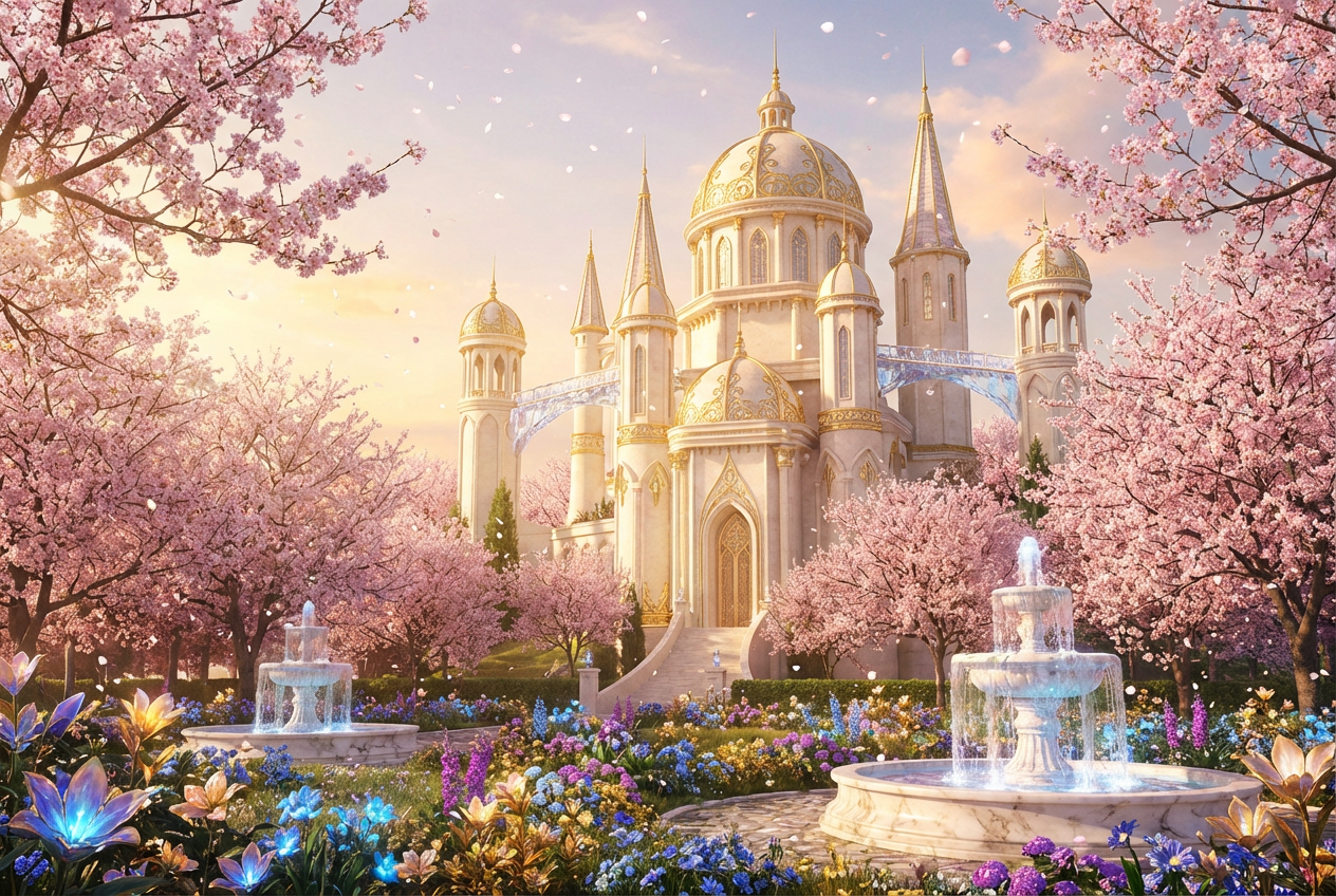 AI Fantasy Castle Generator: Example 02