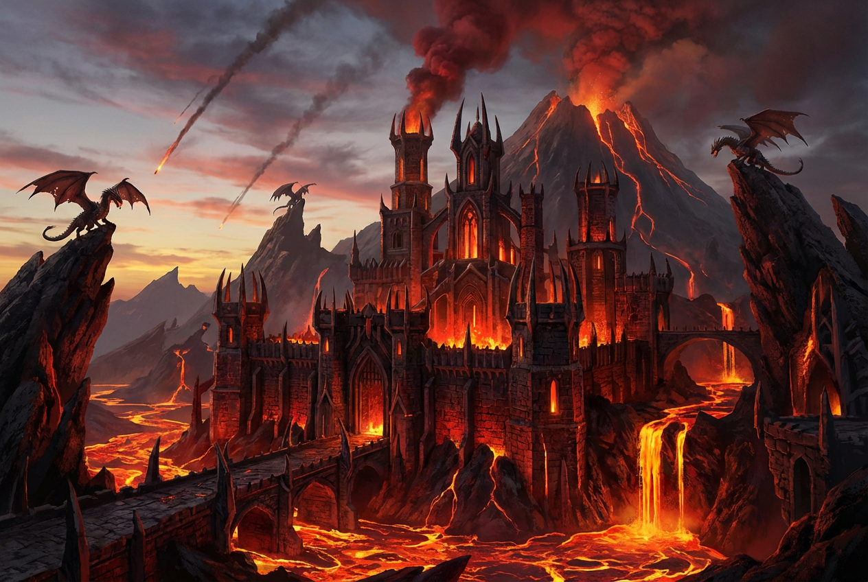 Example created with AI Fantasy Castle Generator