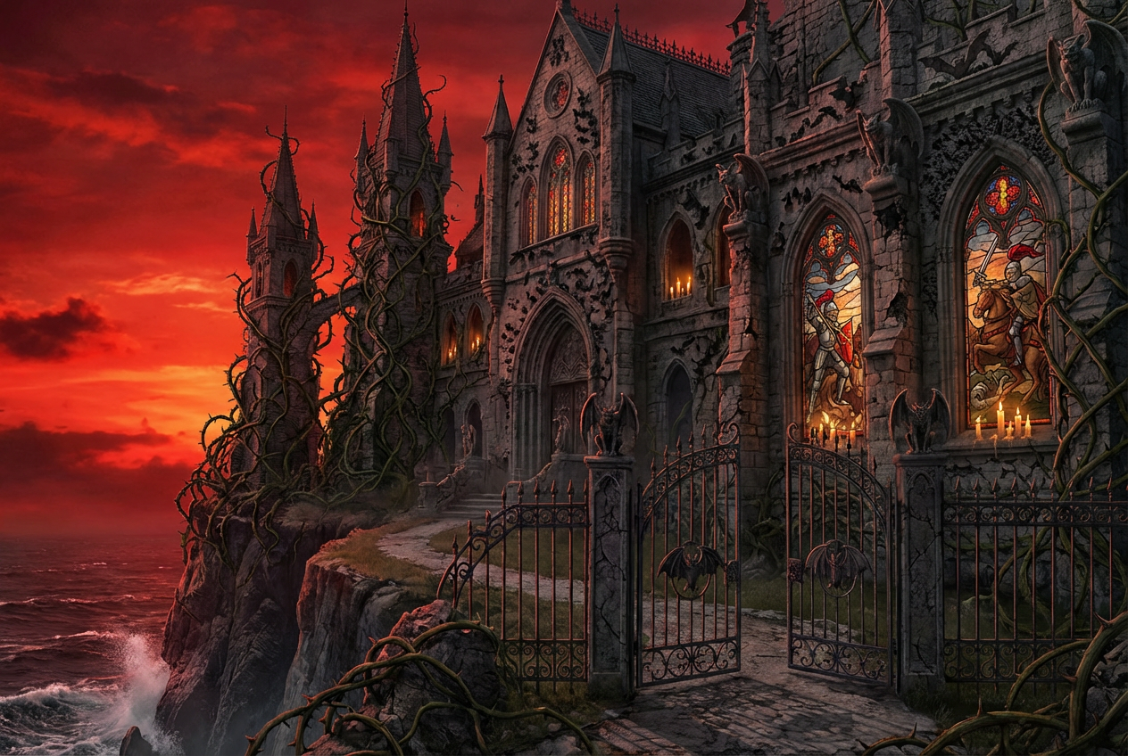 AI Fantasy Mansion Generator: Example 01