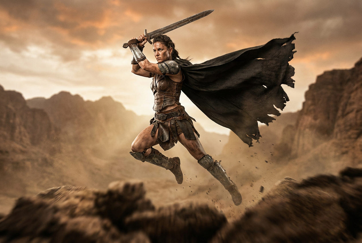 AI Figure Pose Generator: Example 01
