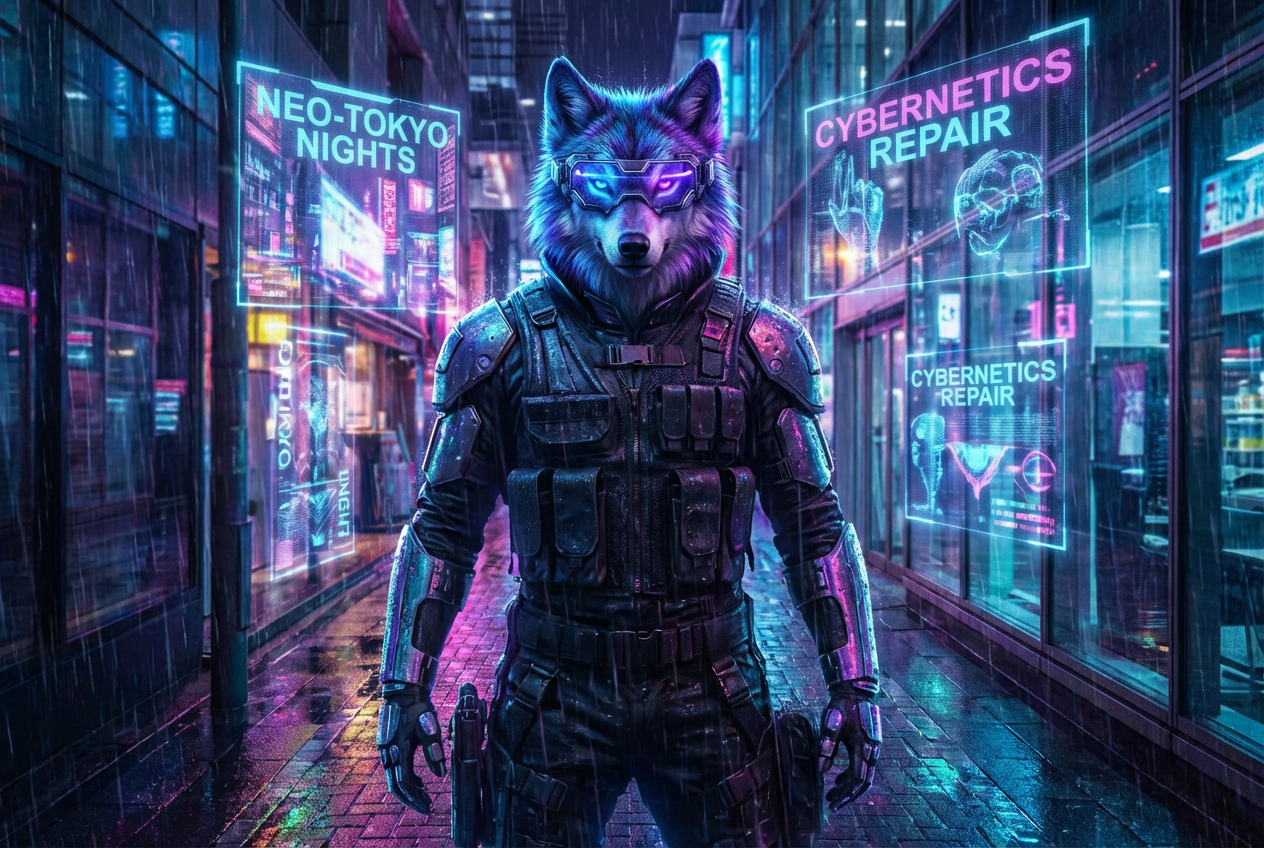 AI Furry Art Generator: Example 01