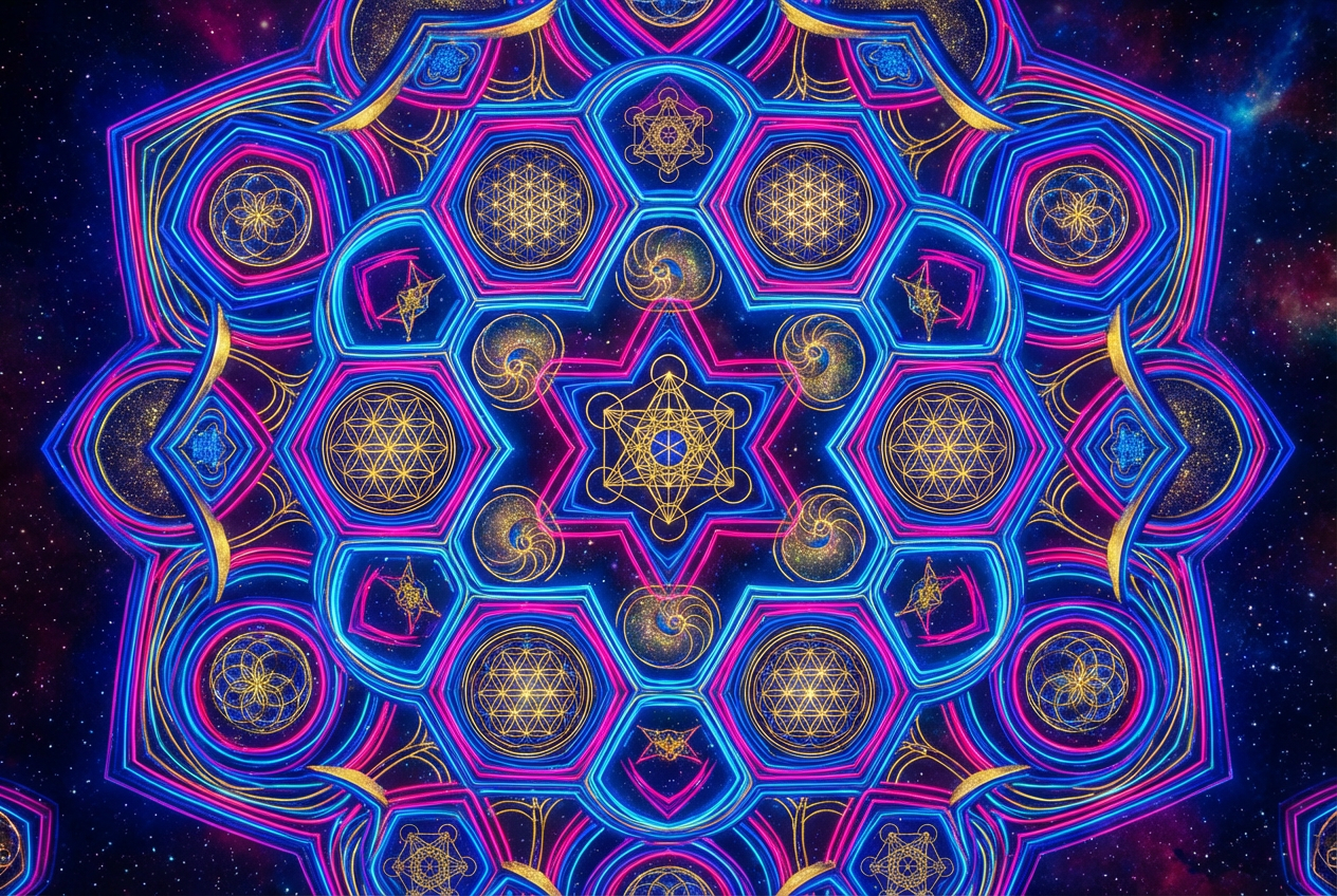 AI Geometric Art Generator: Example 01