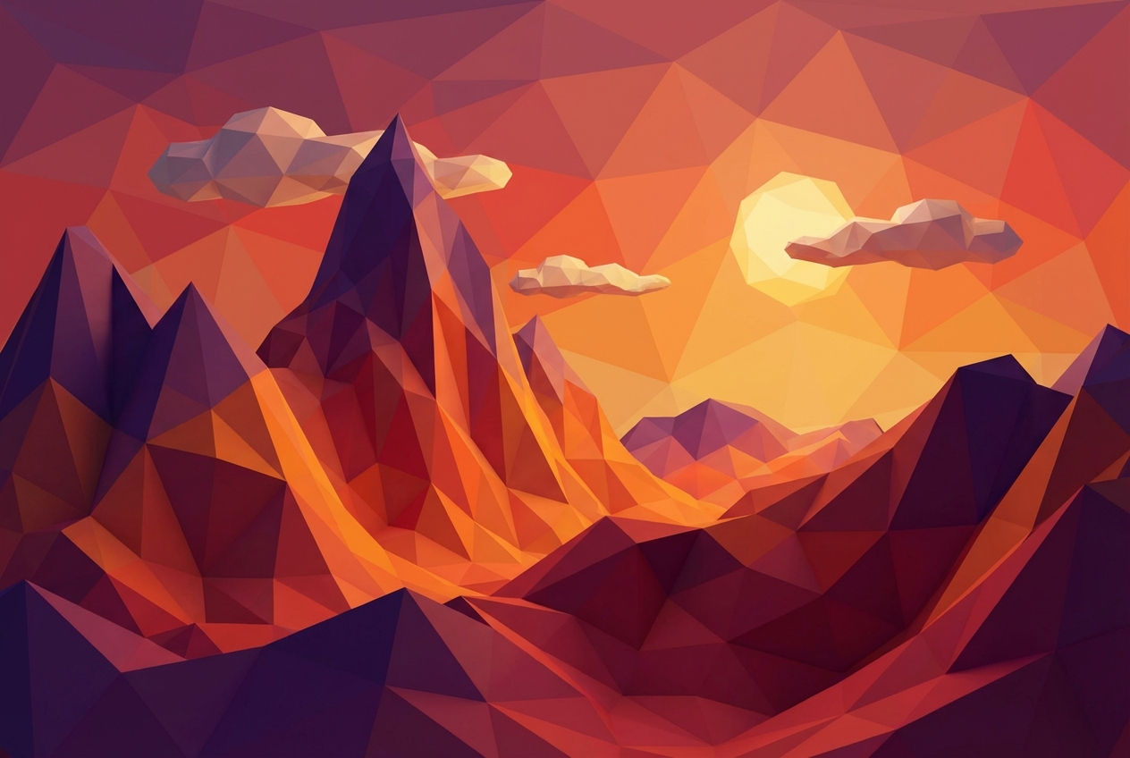 AI Geometric Art Generator: Example 02