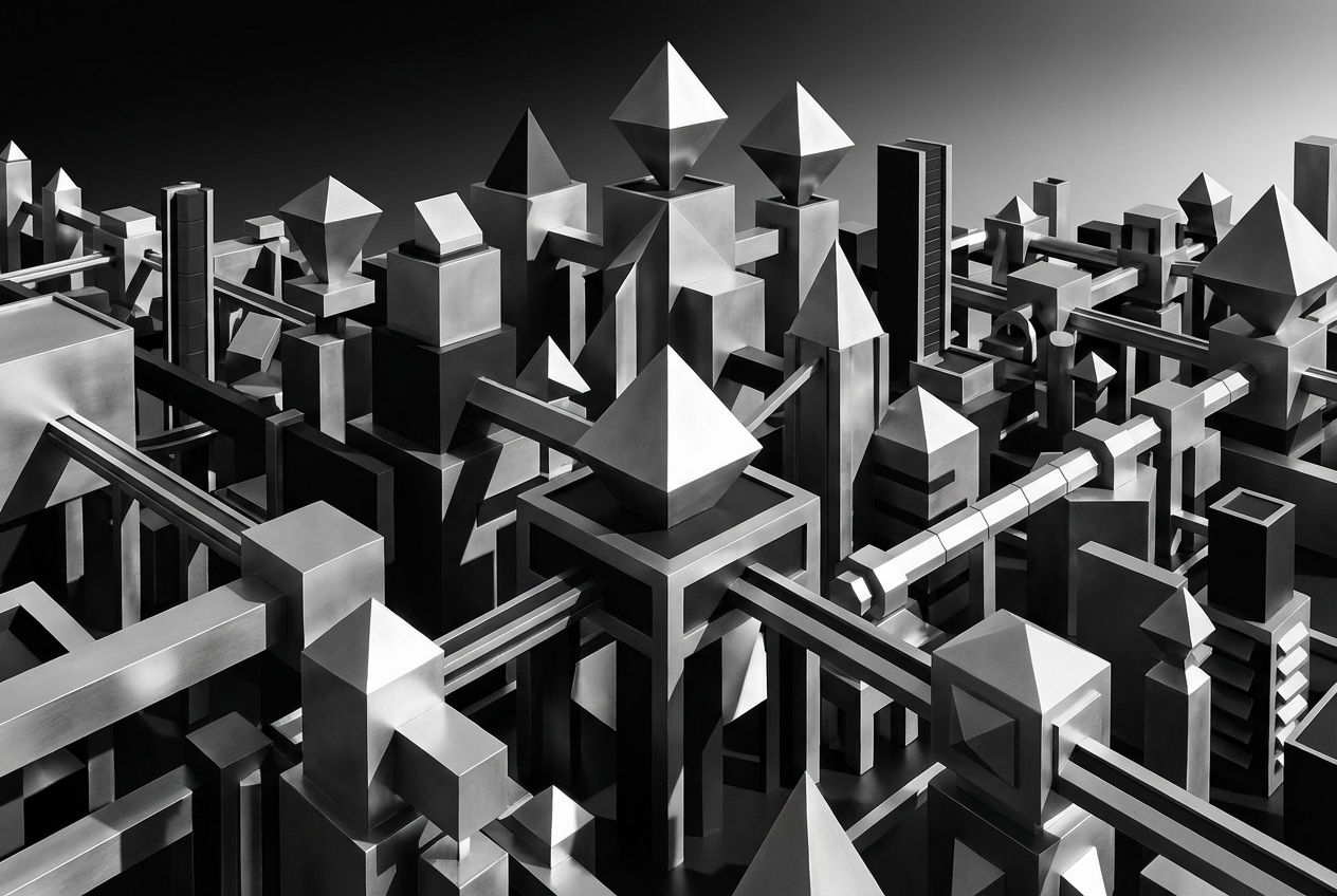 AI Geometric Art Generator: Example 03