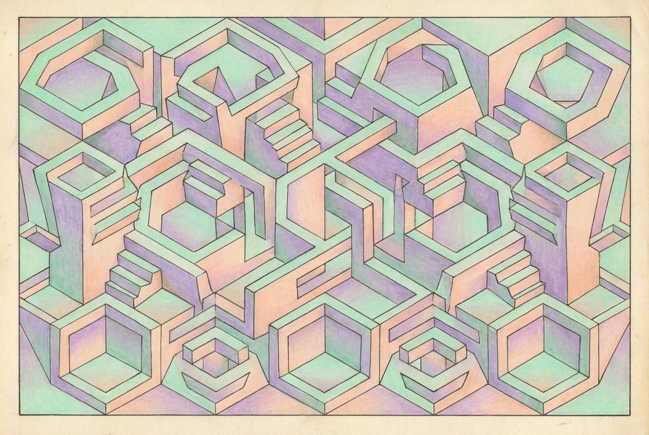 Example created with AI Geometric Art Generator