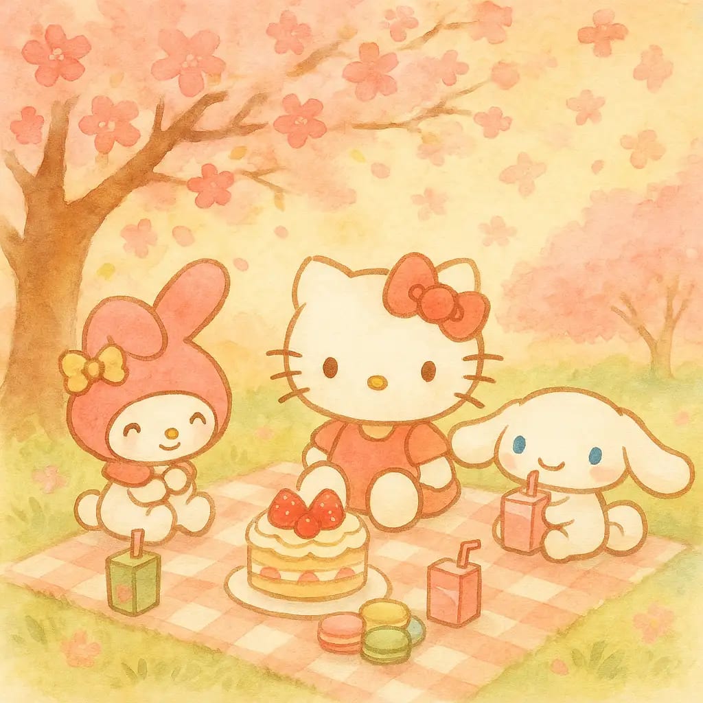 Example created with AI Hello Kitty Generator
