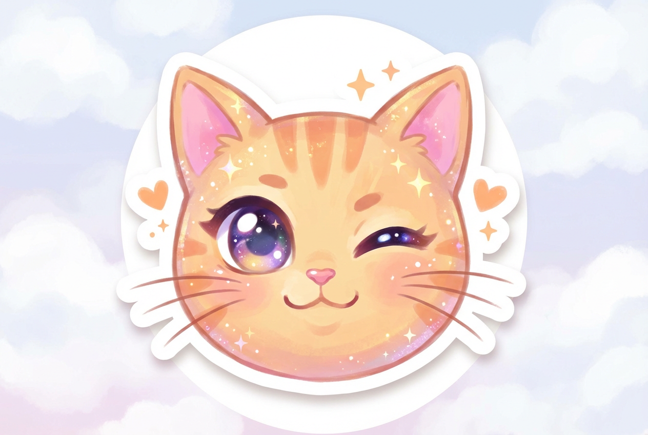 Example created with AI Kawaii Emoji Generator