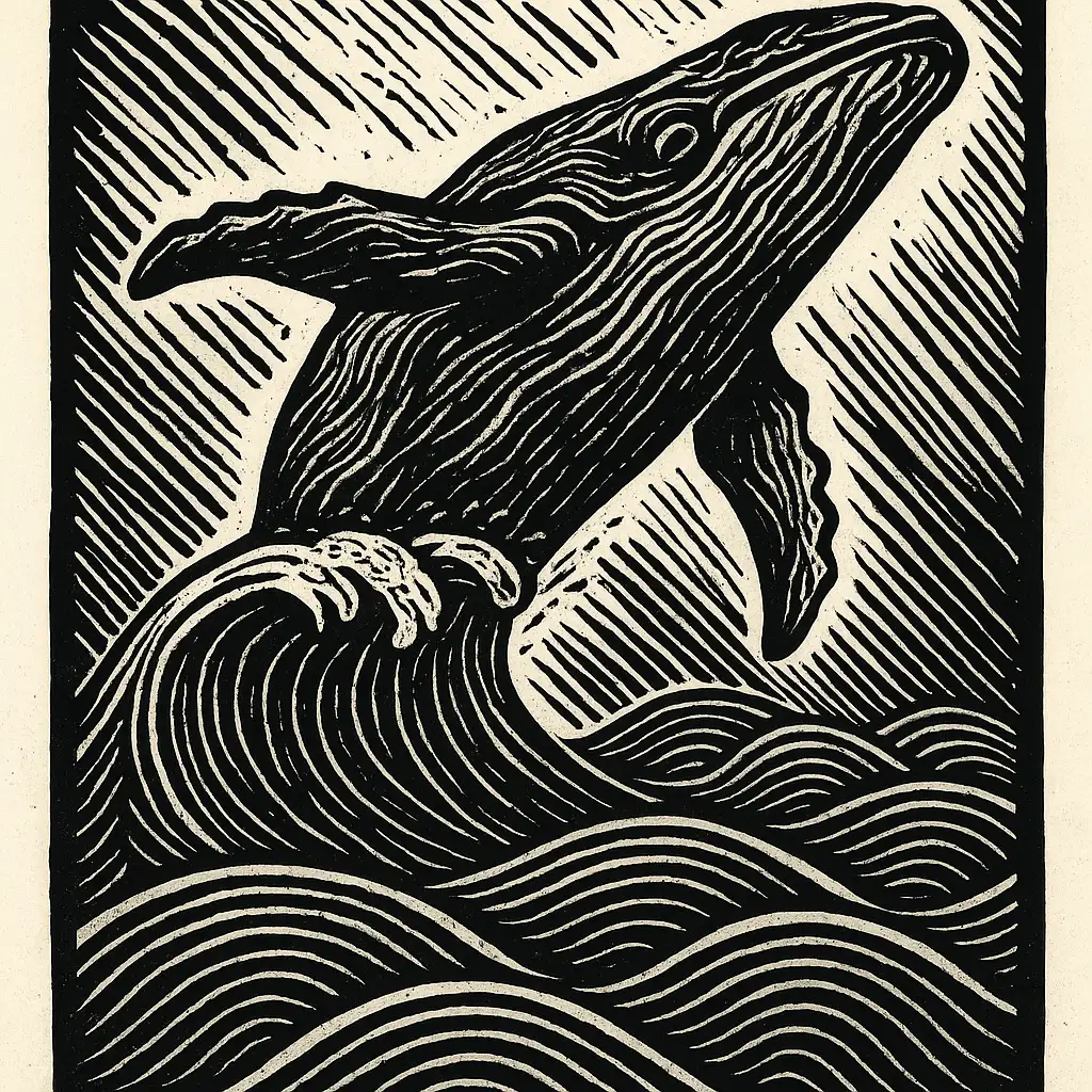 AI Linocut Generator: Example 02