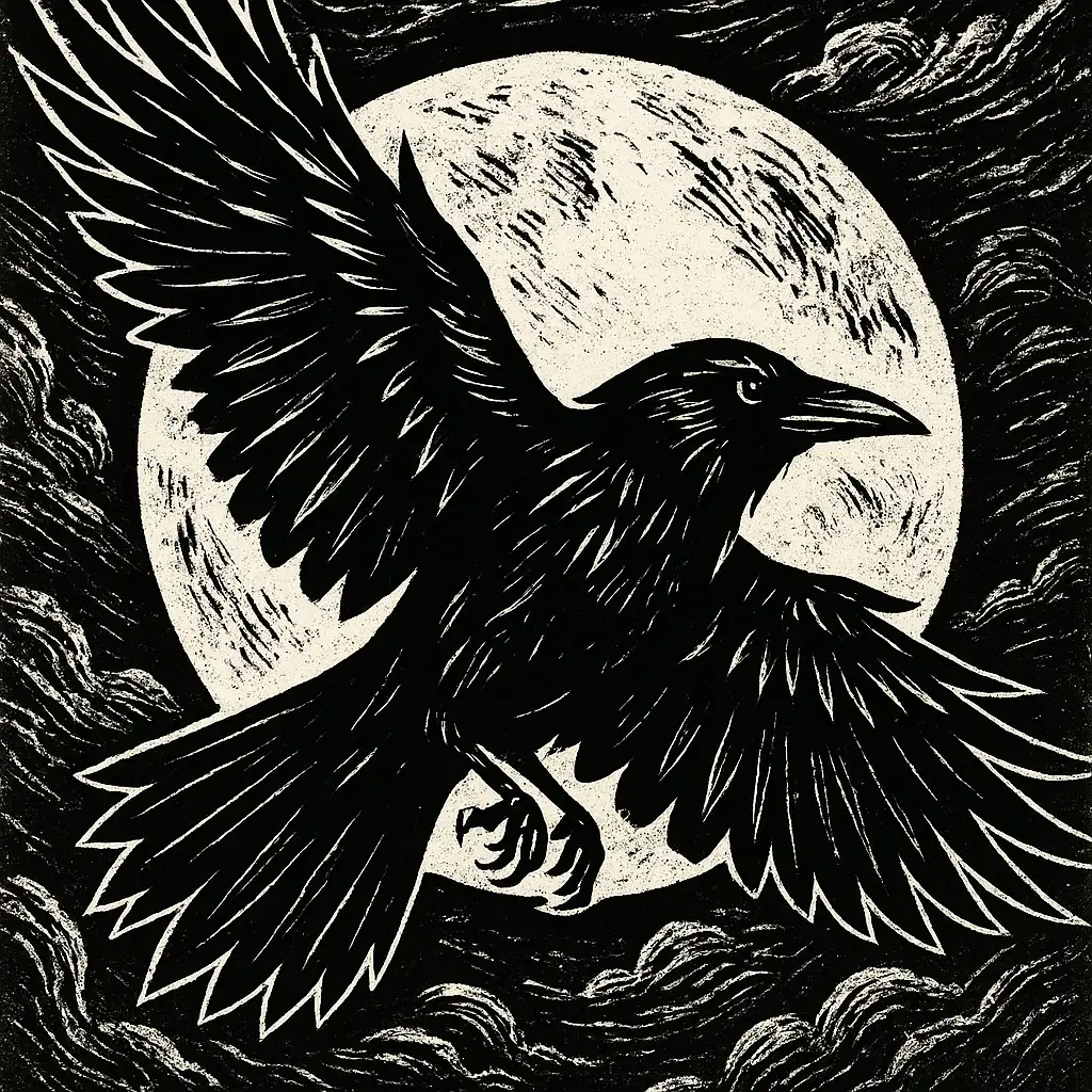 Example created with AI Linocut Generator