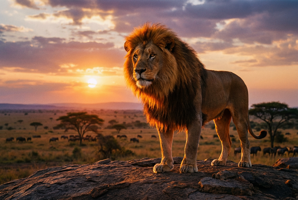 AI Lion Generator: Example 01