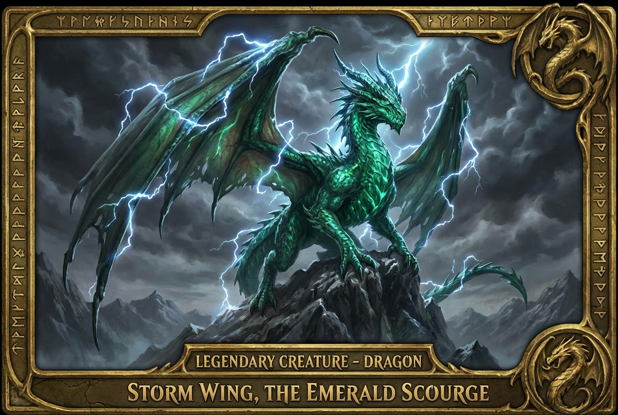 AI Magic Card Generator: Example 01