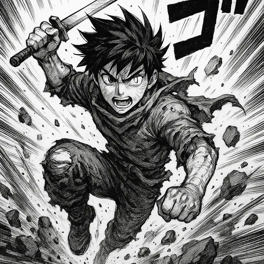 AI Manga Art Generator: Example 01