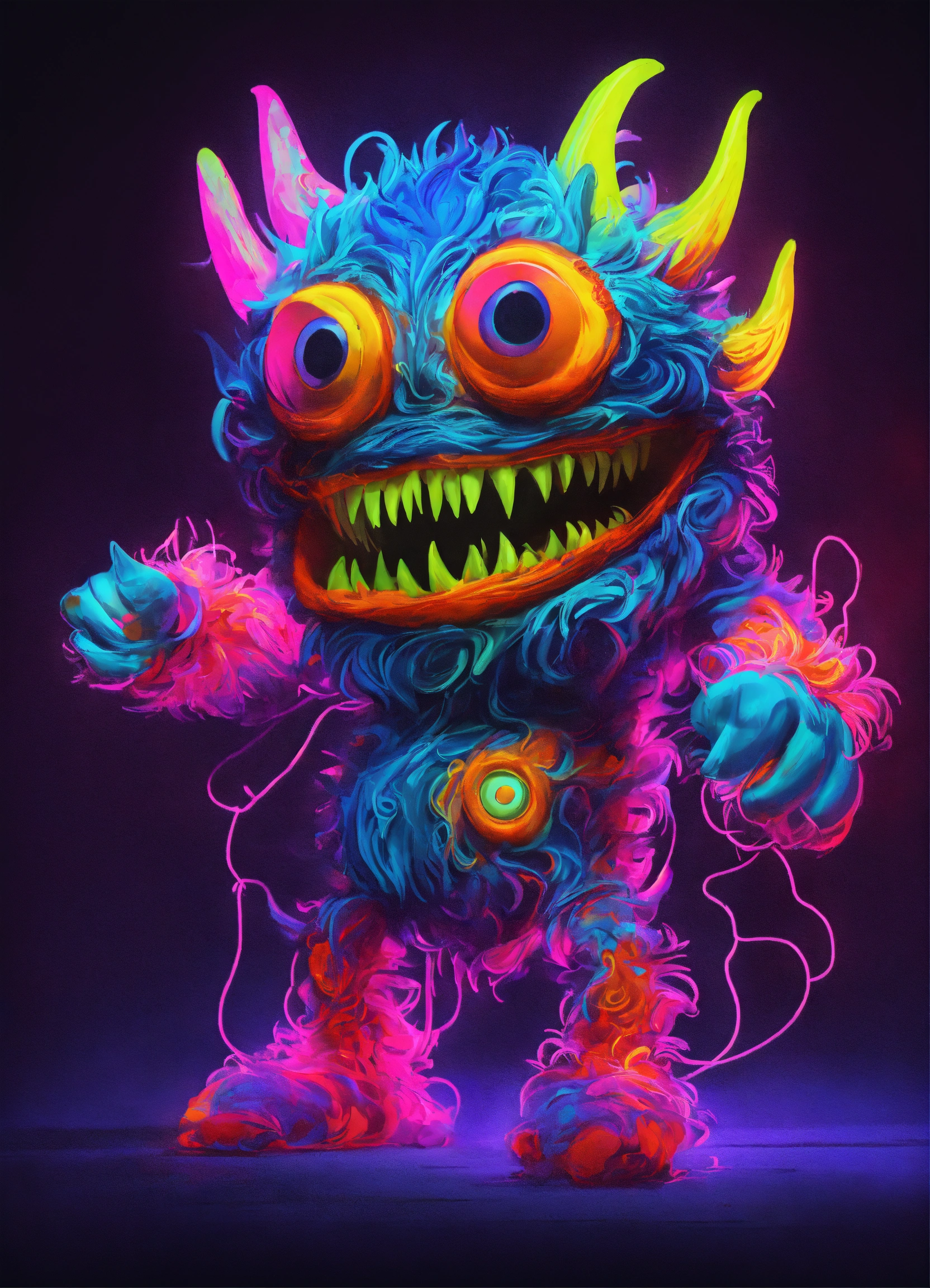AI Monster Generator: Example 03