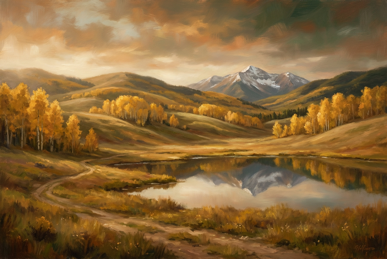 Example created with AI Mountain Generator