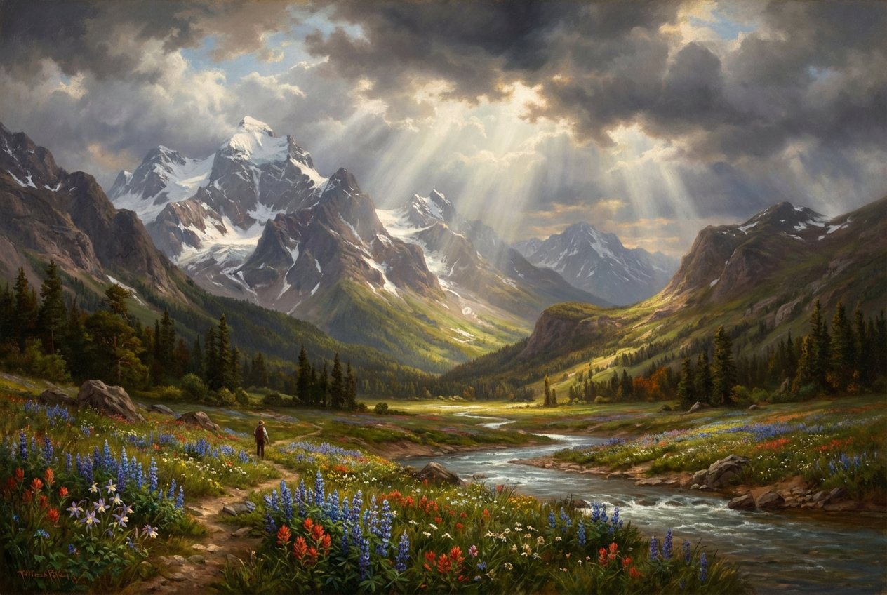 Example created with AI Oil Painting Generator