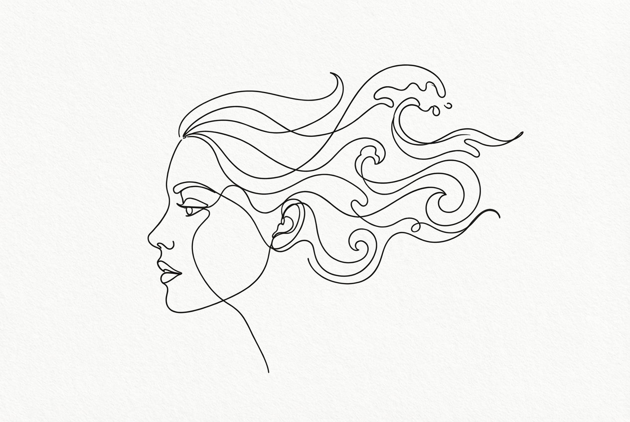 AI One Line Art Generator: Example 01