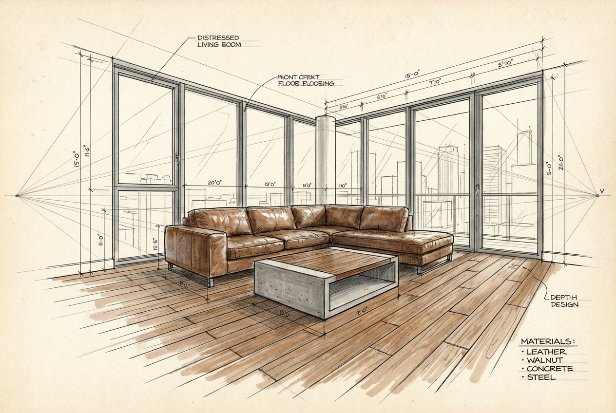 AI Perspective Drawing Generator: Example 02