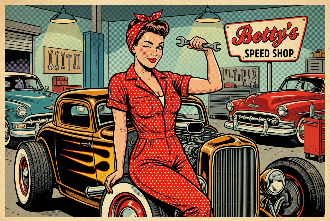 AI Pin-Up Generator: Example 01
