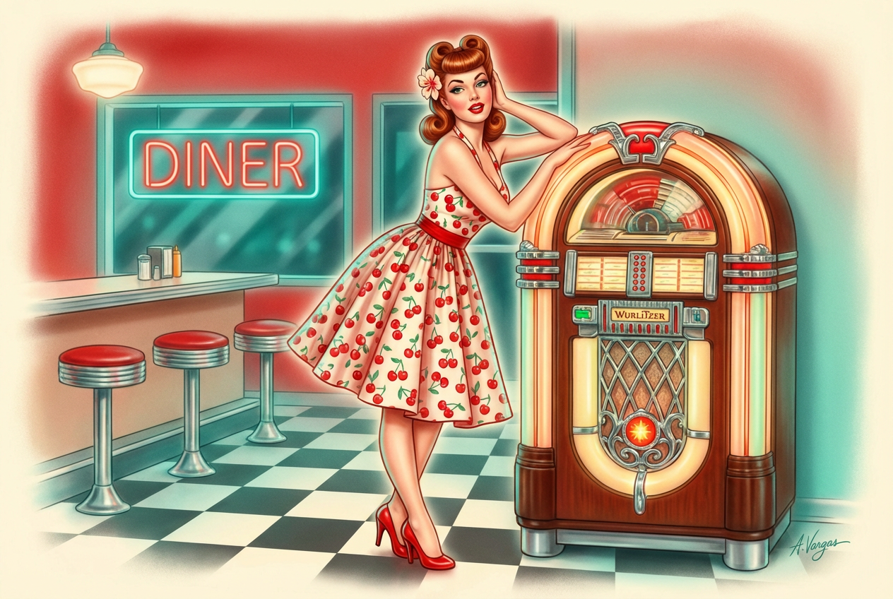 AI Pin-Up Generator: Example 03