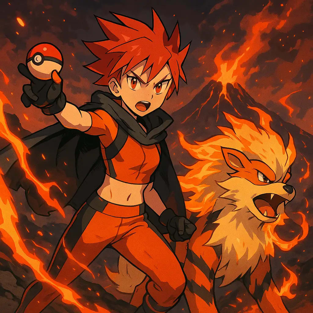 Example created with AI Pokemon Trainer Generator