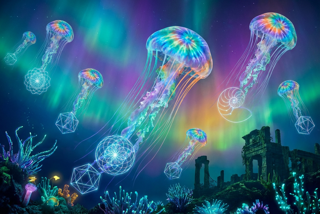 Example created with AI Psychedelic Art Generator