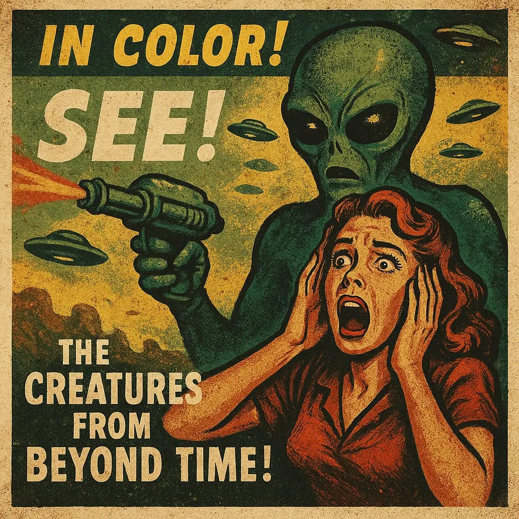 AI Retro Poster Generator: Example 01