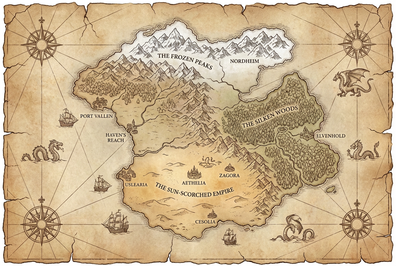 AI RPG Map Generator: Example 02