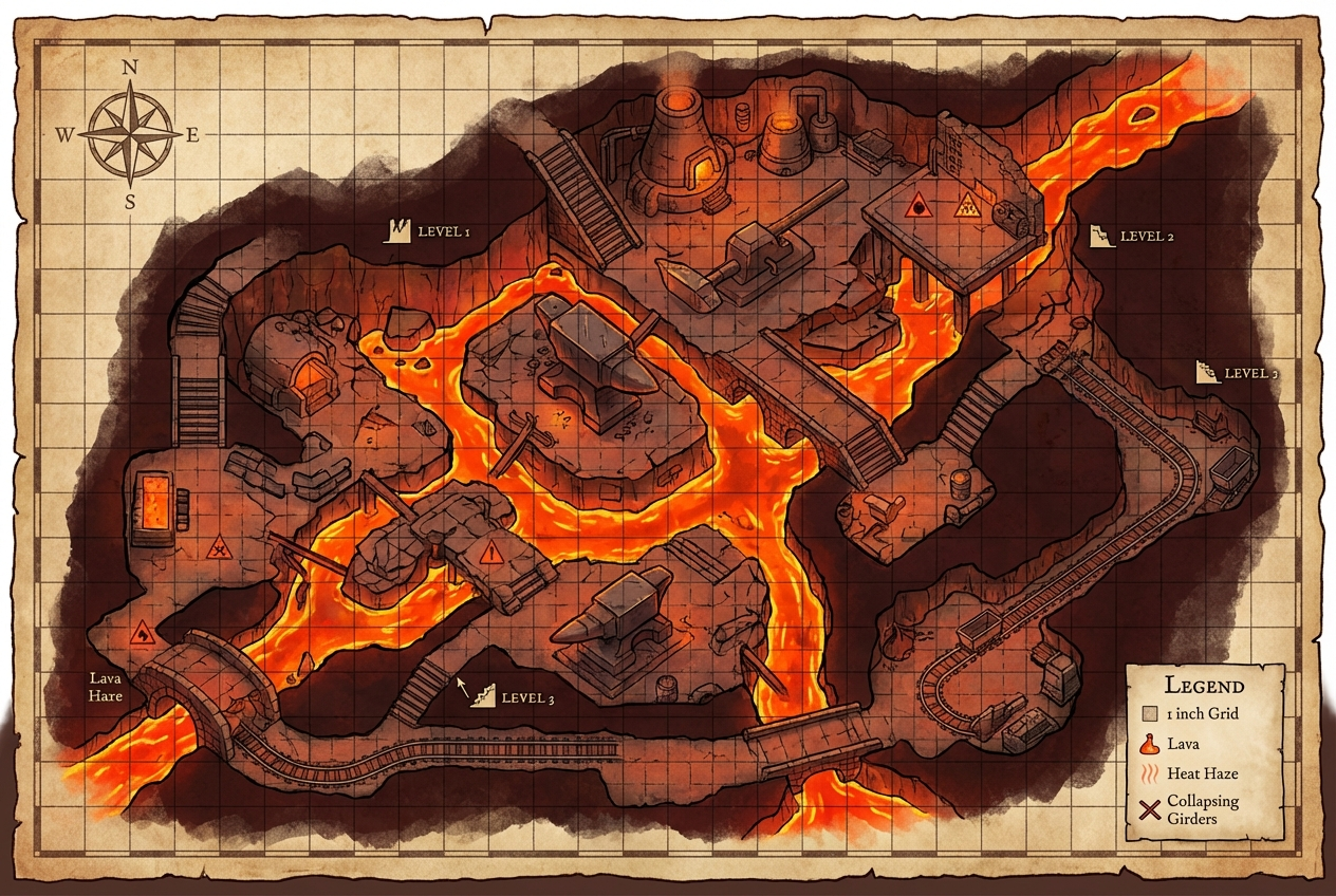 AI RPG Map Generator: Example 03