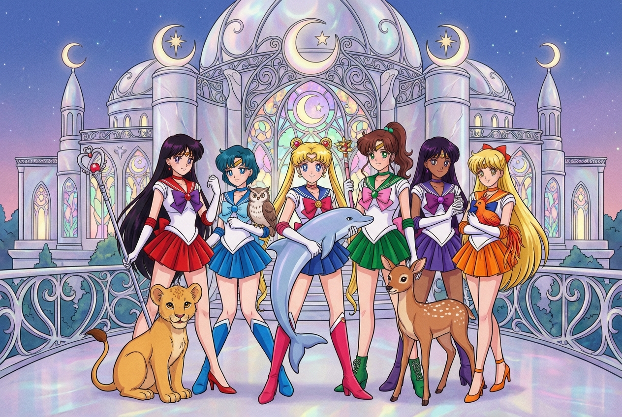 Example created with AI Sailor Moon Generator