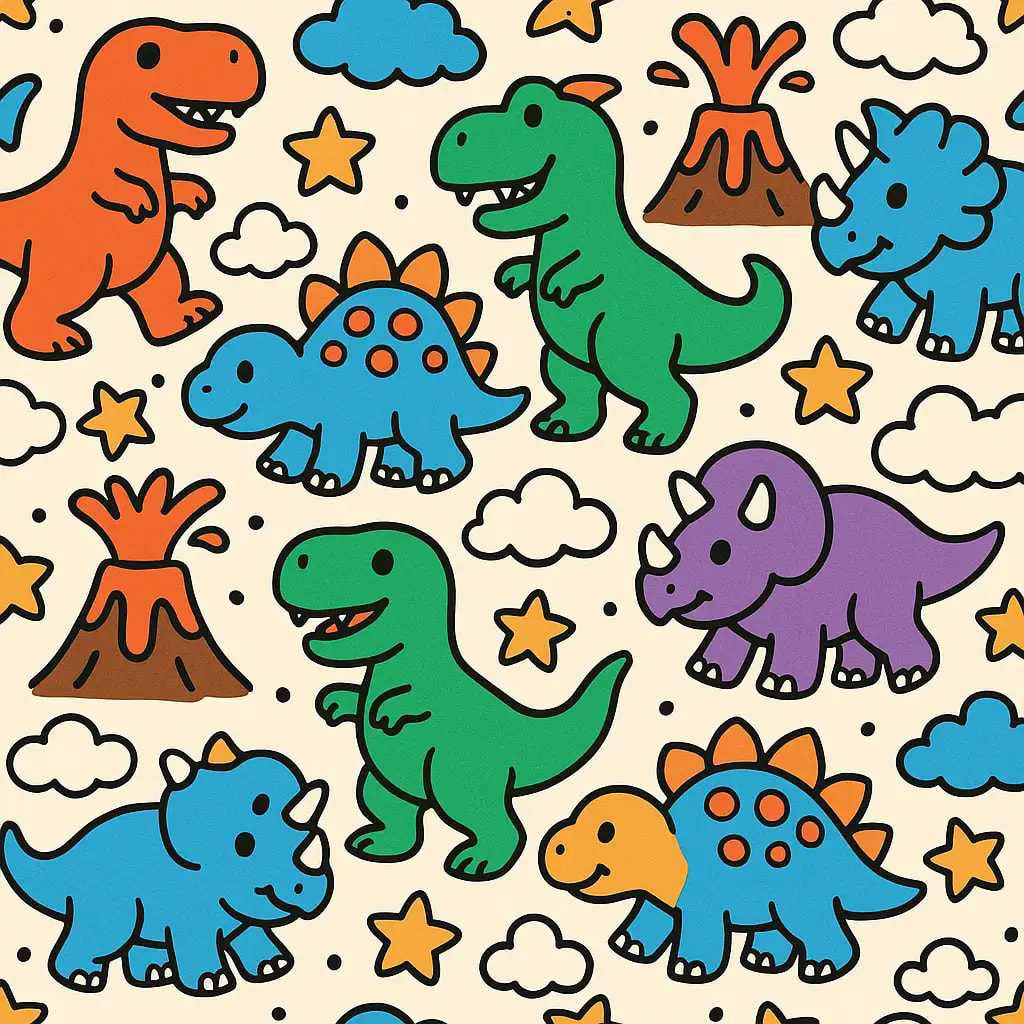 AI Seamless Pattern Generator: Example 02