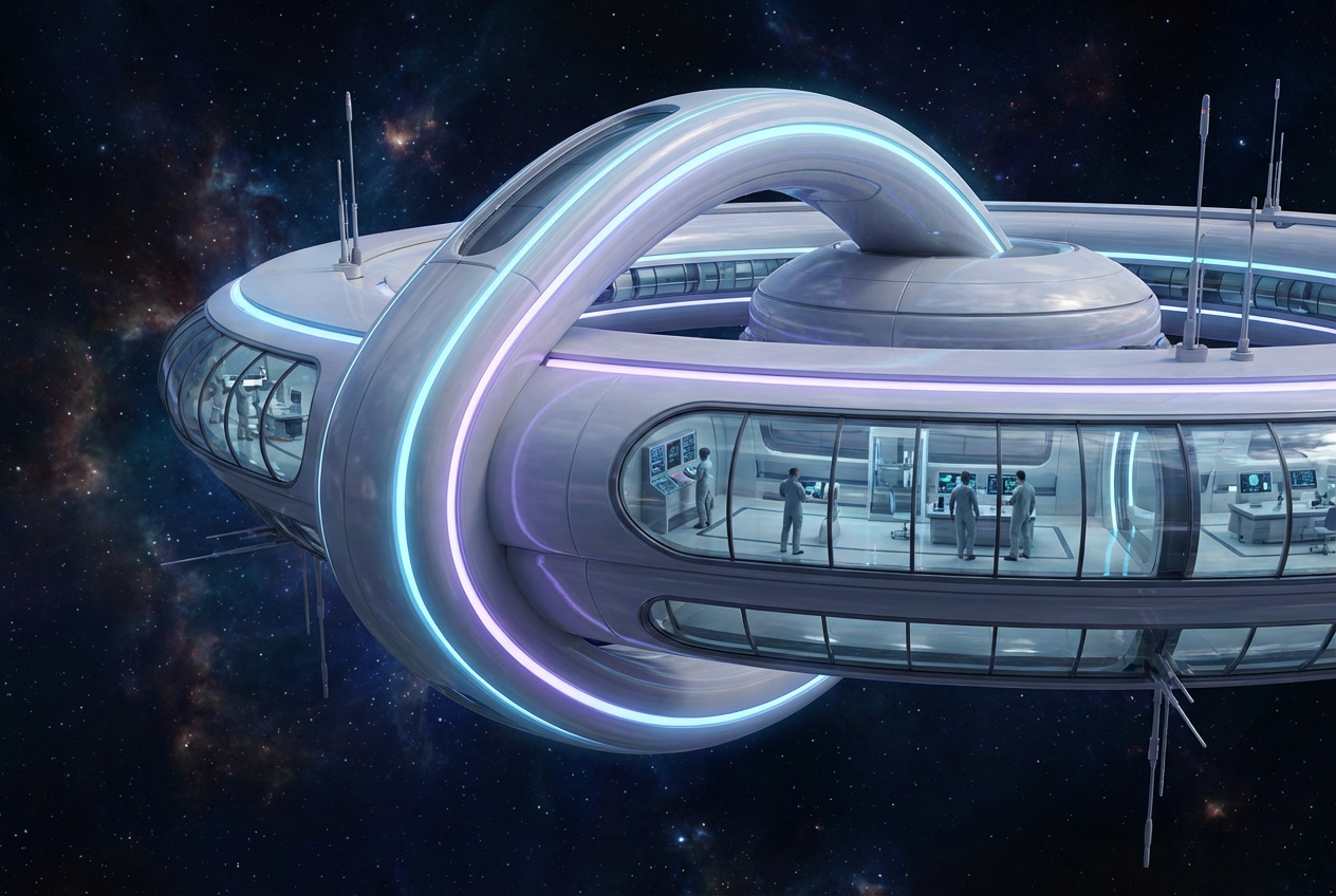 AI Space Station Generator: Example 03