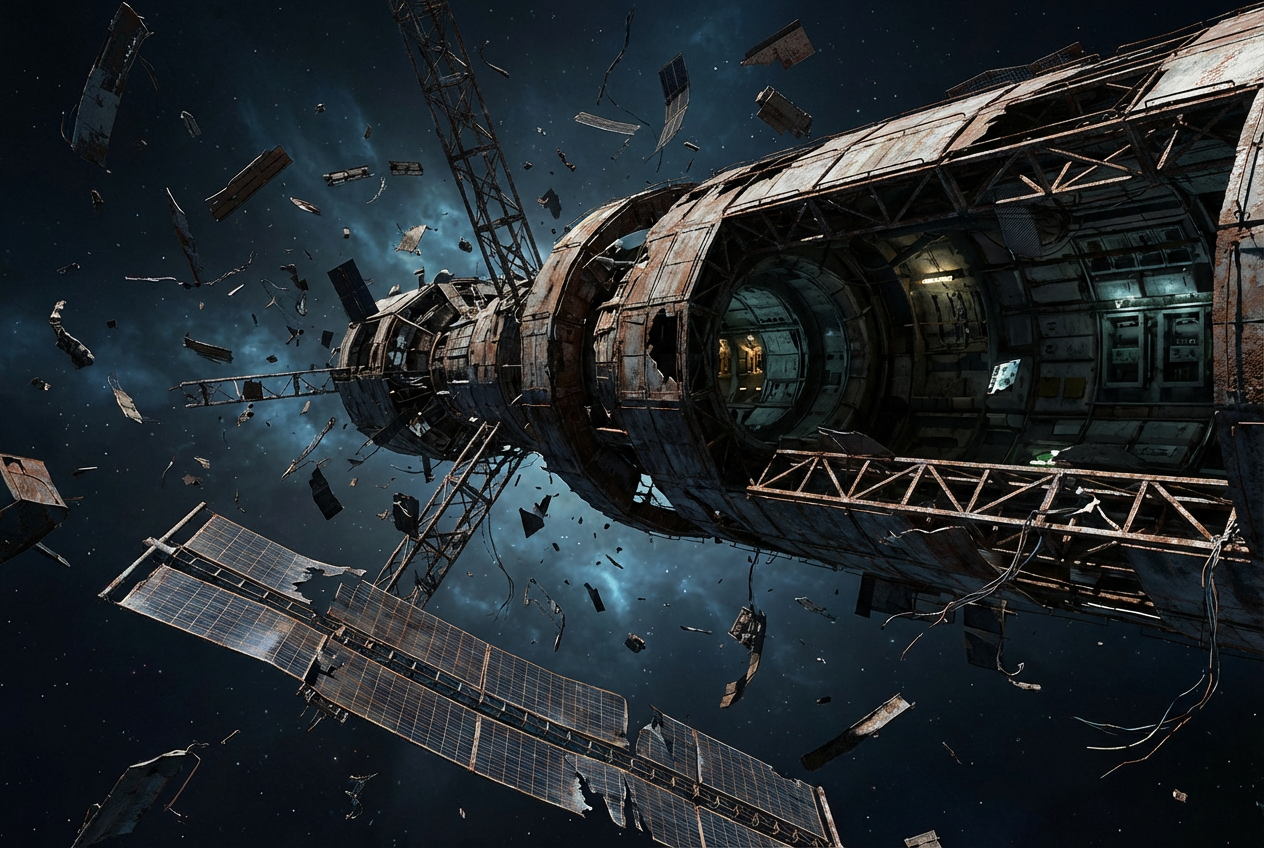 Example created with AI Space Station Generator